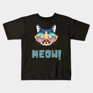 Swag of colorful cat Kids T-Shirt